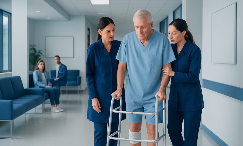 When to See a Doctor — walker after orthopedic surgery