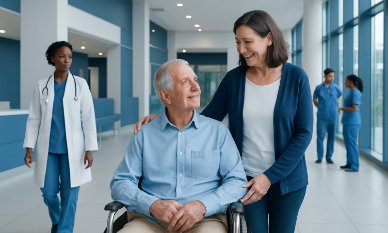 Why a companion can make a treatment trip feel manageable — Senior companion support