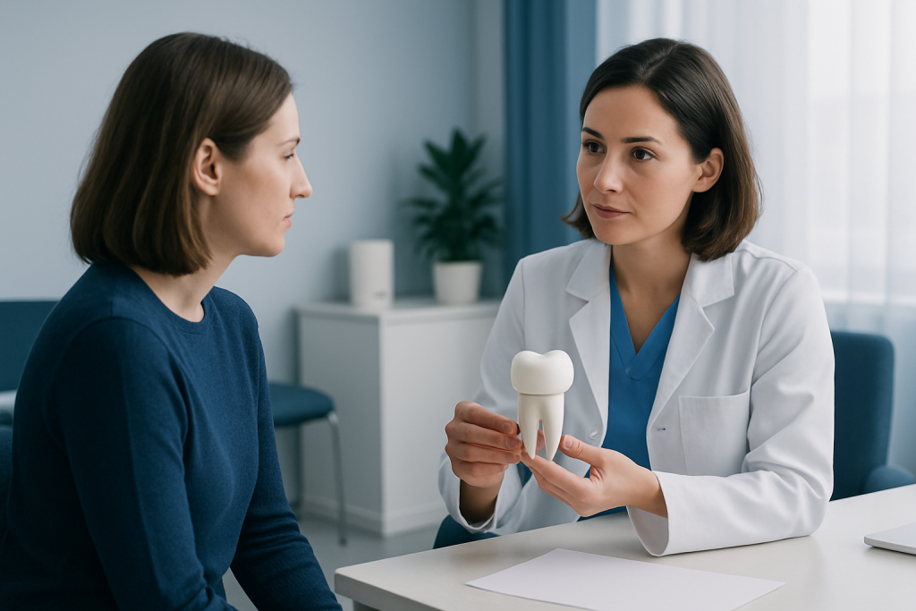 Causes and risk factors — ceramic teeth cap