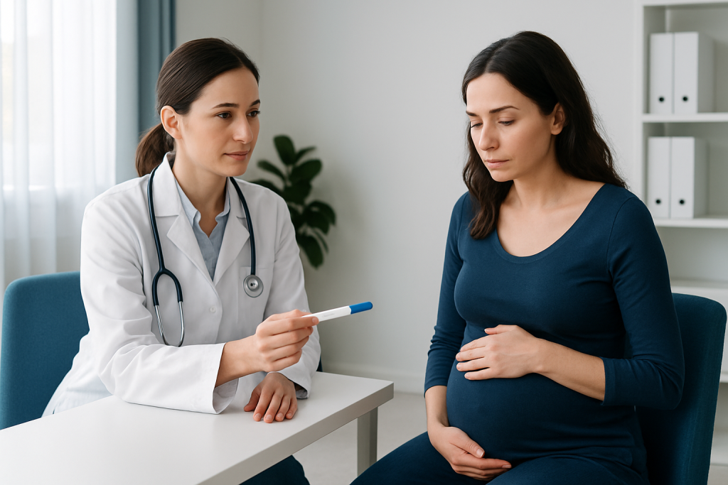 Causes and Risk Factors for False Results — pregnancy test and