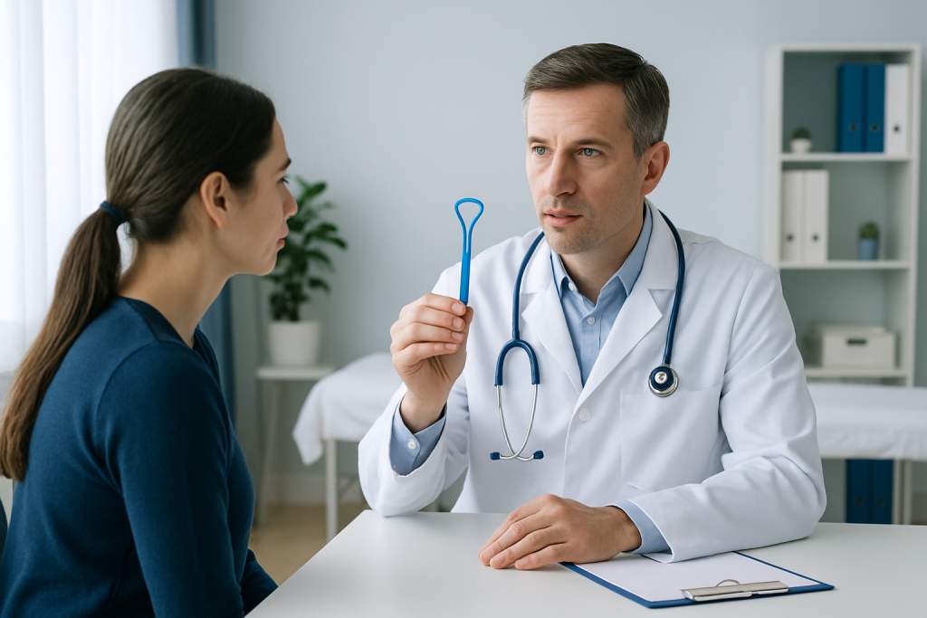 Causes and risk factors for tongue coating and bad breath — tongue cleaner