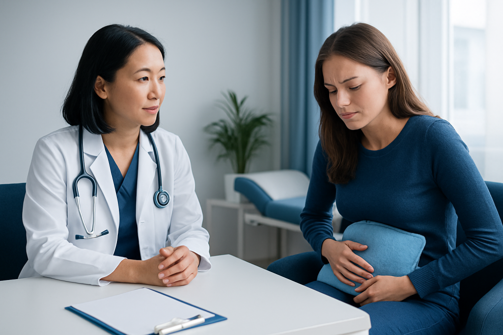 Causes & Risk Factors — heating pad for dysmenorrhea