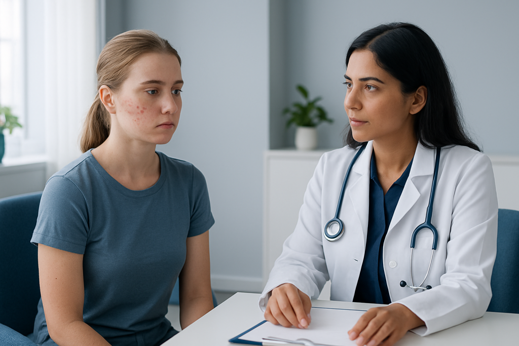 Causes & Risk Factors — patch of pimples