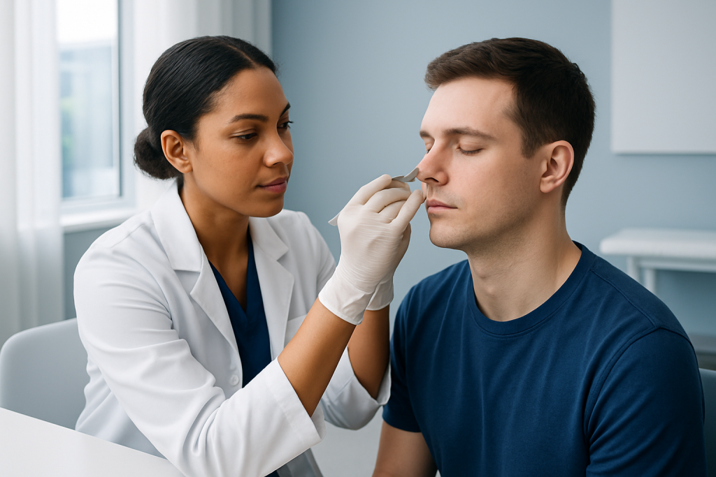 Causes & Risk Factors — Taking out a blackhead