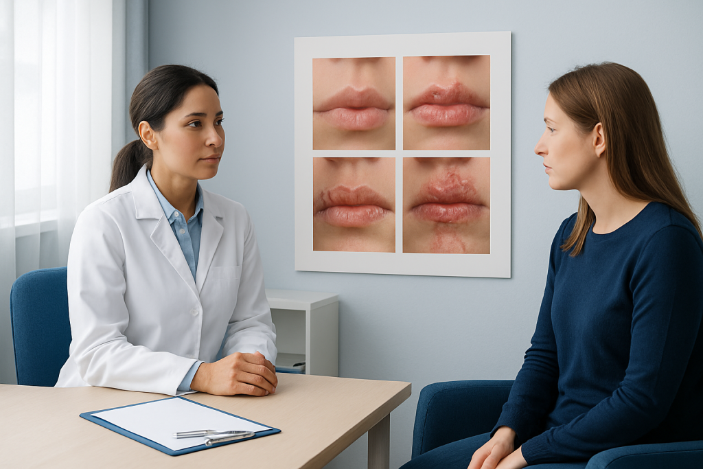 Causes & risk factors — Herpes photos in different stages