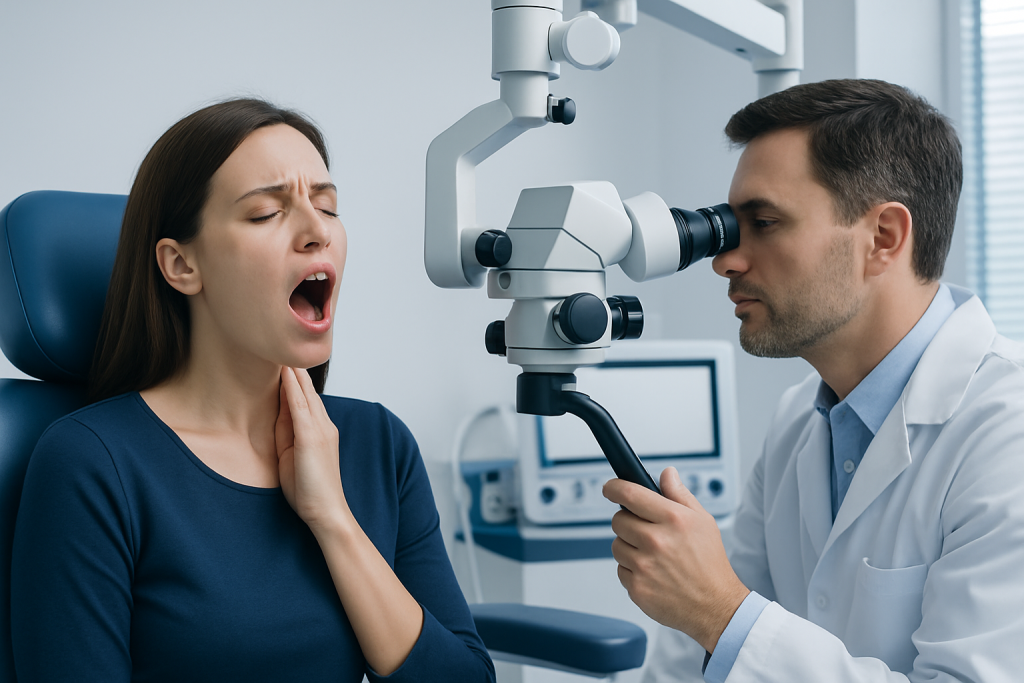 Common Symptoms — Symptoms of tonsil inflammation