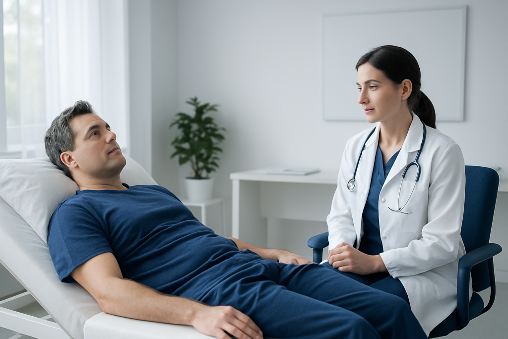 Common Symptoms or Discomforts When Lying Supine — supine position