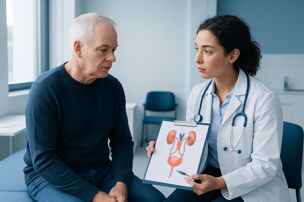 Common symptoms or reasons a catheter is needed — catheter