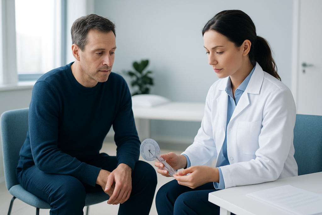 Common Symptoms That Lead to a Goniometer Exam — goniometer