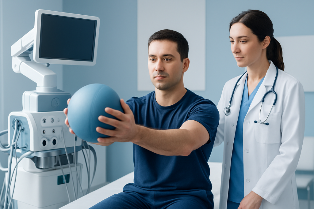 How a medicine ball is used — medicine ball