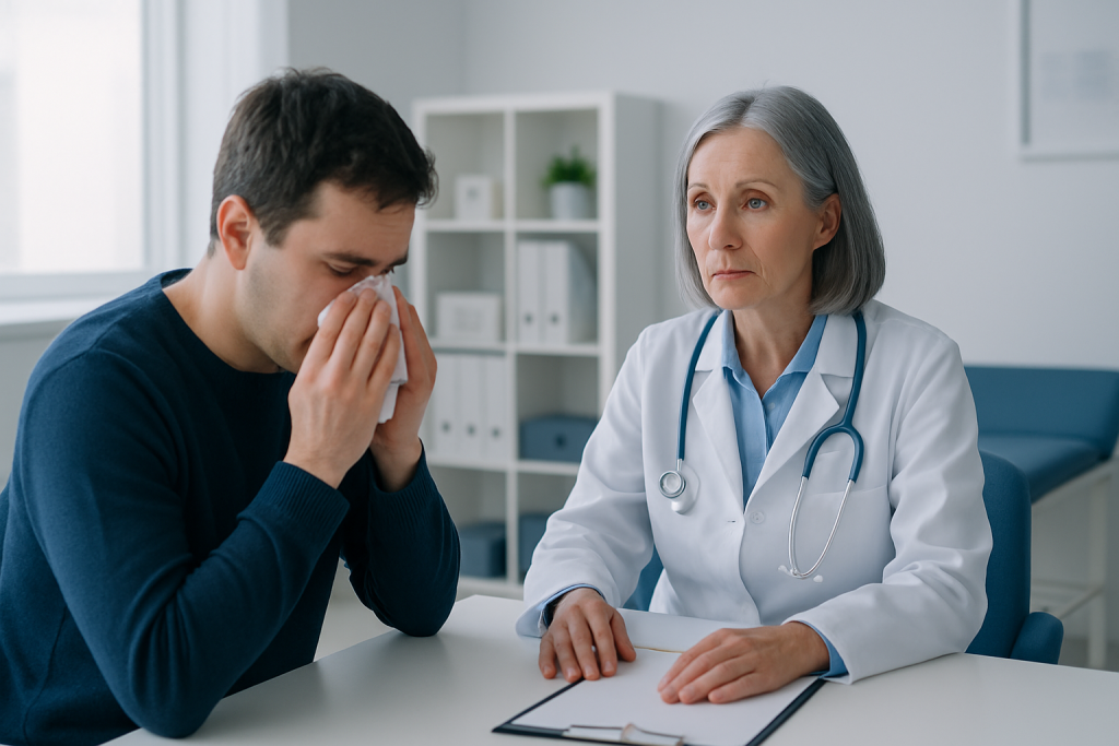How flu differs from a common cold — flu symptoms