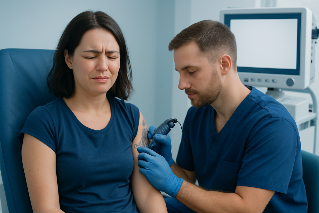 How Tattoo Pain Is Usually Described — tattoo pain chart
