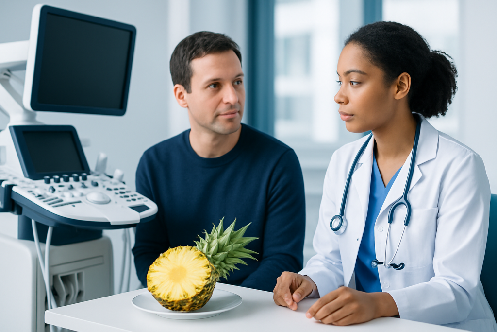 Nutritional profile — pineapple