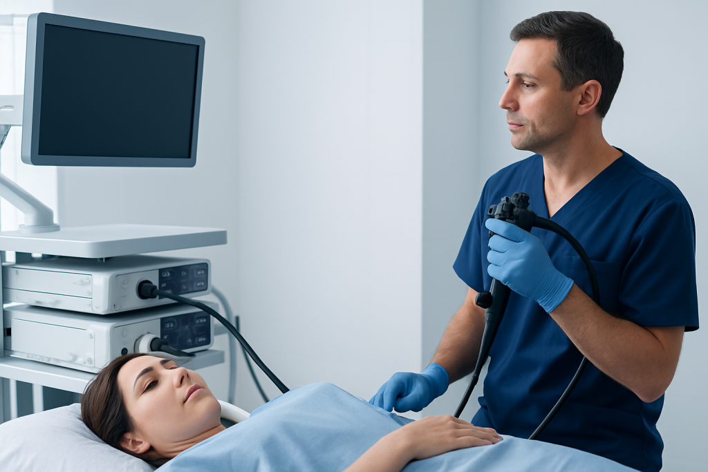 Symptoms — Erythematous mucosa
