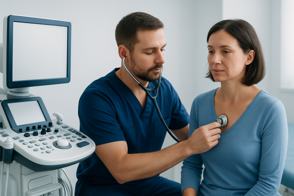 Symptoms — heart murmur