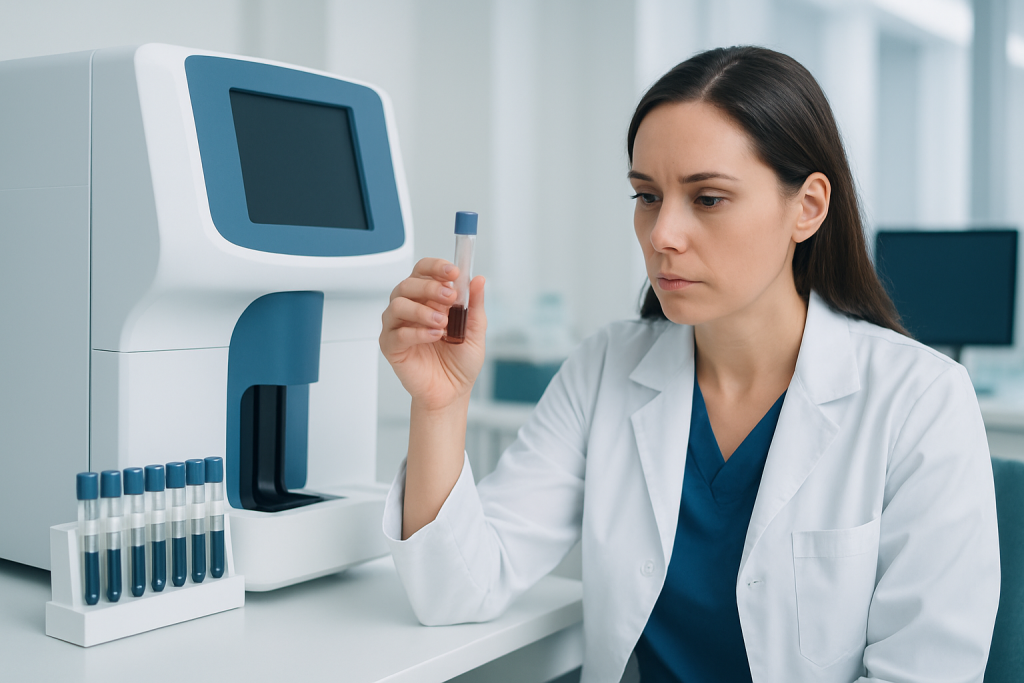 Symptoms — HGB in a blood test