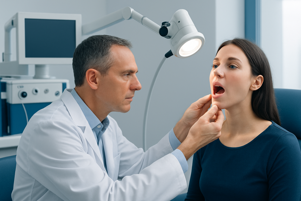 Symptoms — oral thrush