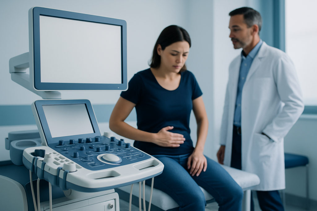 Symptoms — lower left abdominal pain
