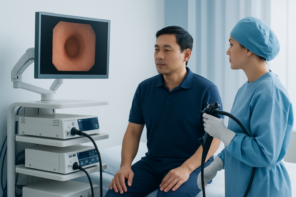 Symptoms — hematochezia