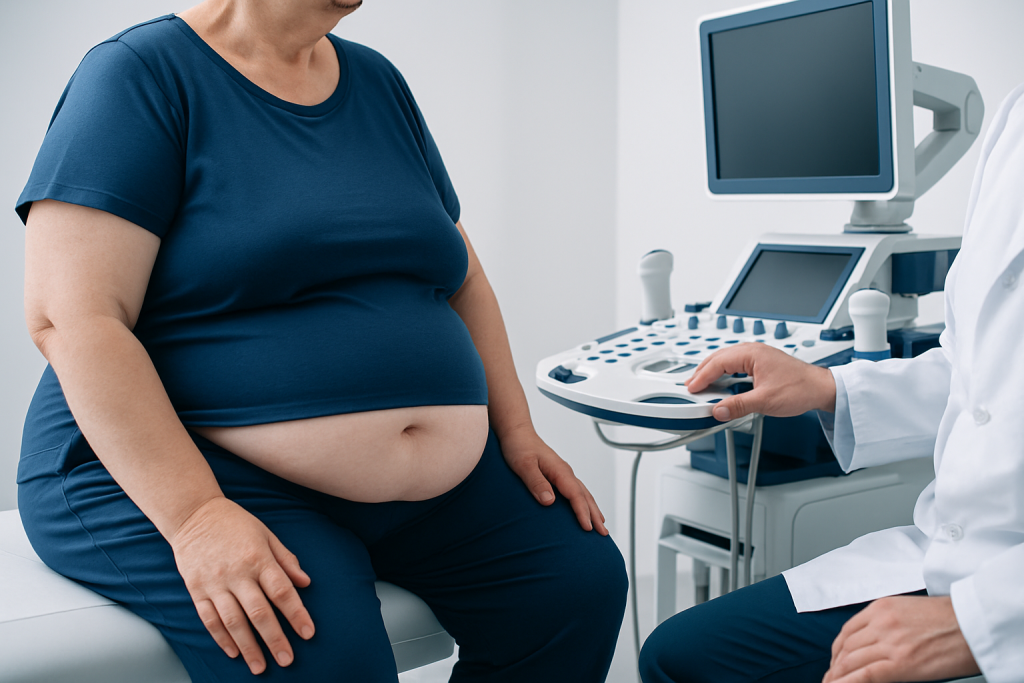 Symptoms — apron belly