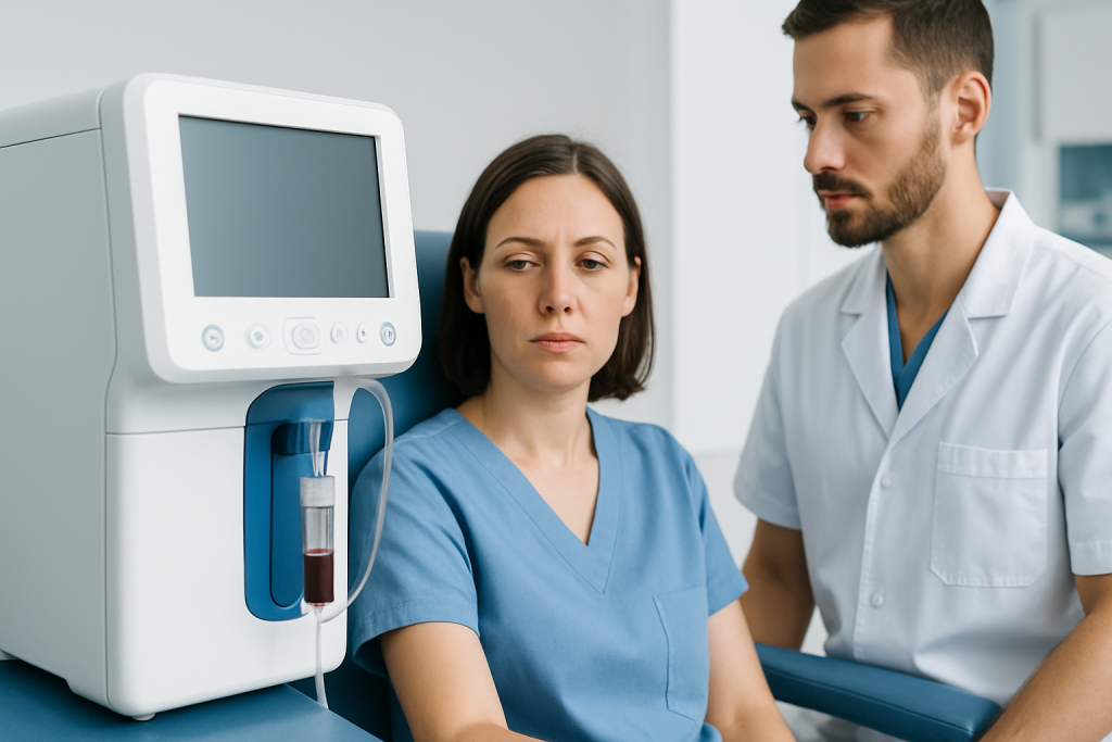 Symptoms — lymphocytes low