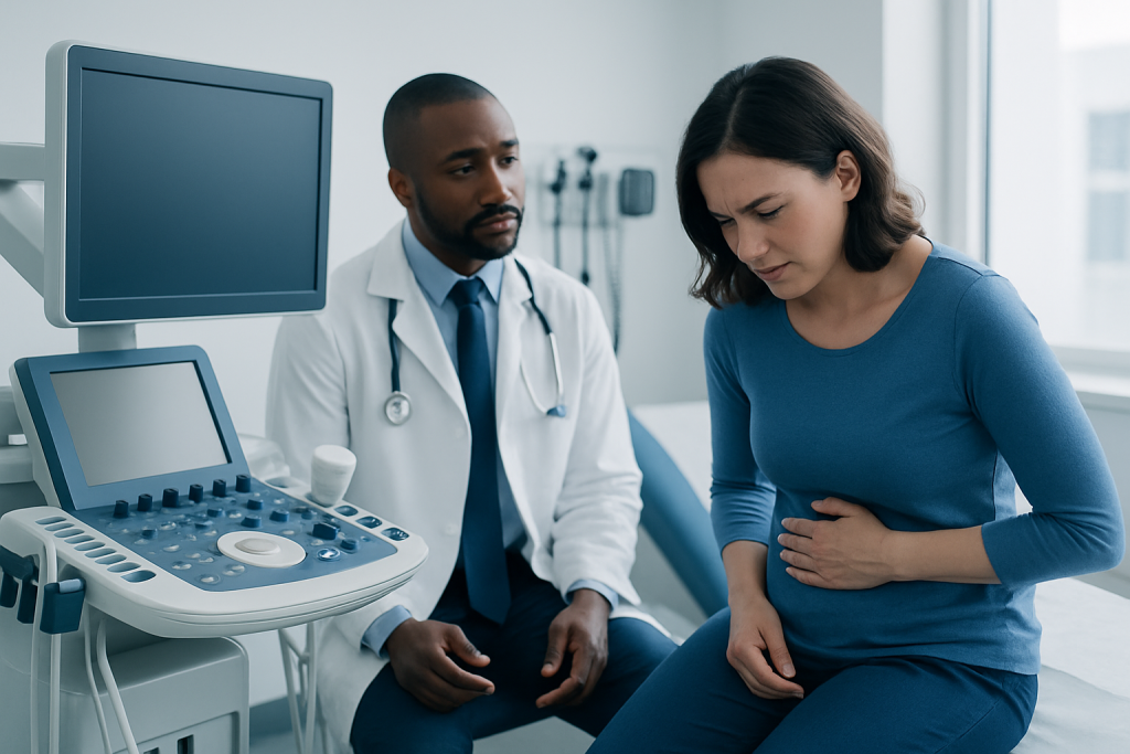 Symptoms — stomach pain