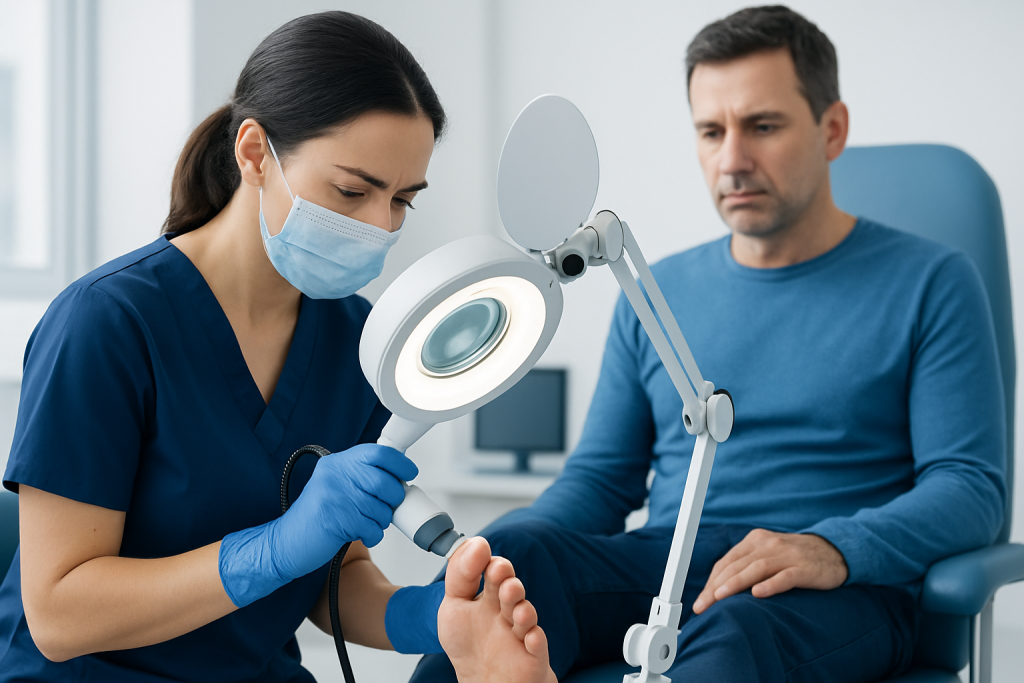 Symptoms — toenail fungus