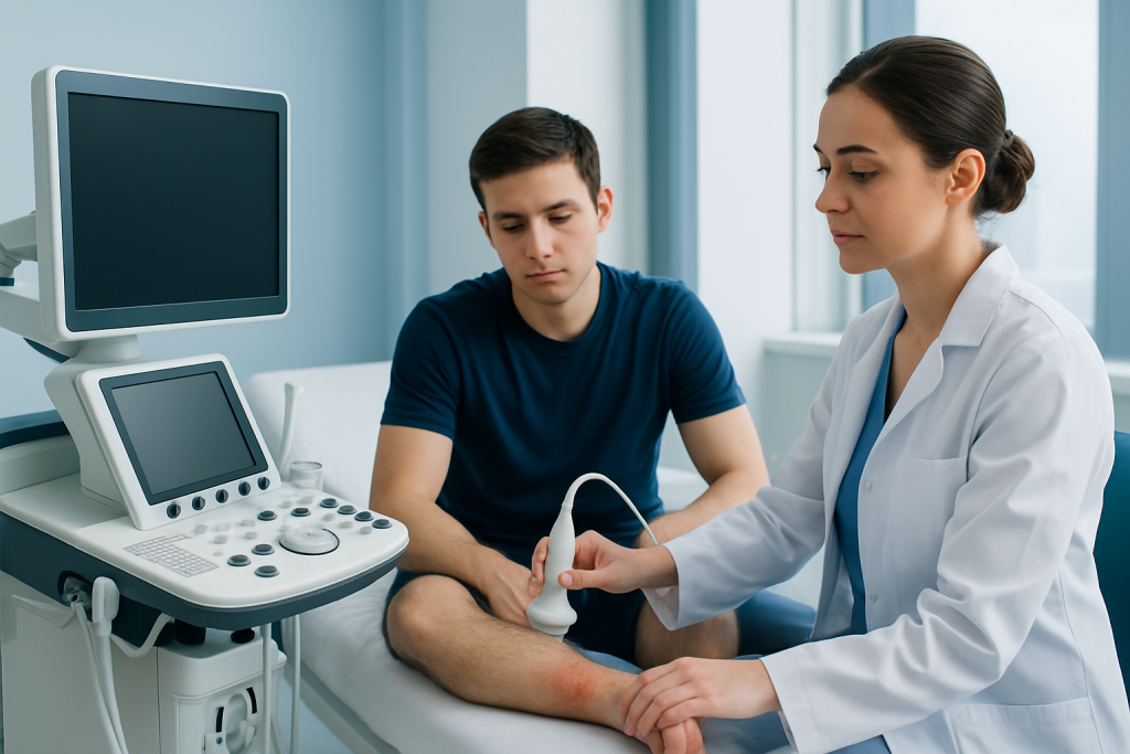 Symptoms — sprained ankle