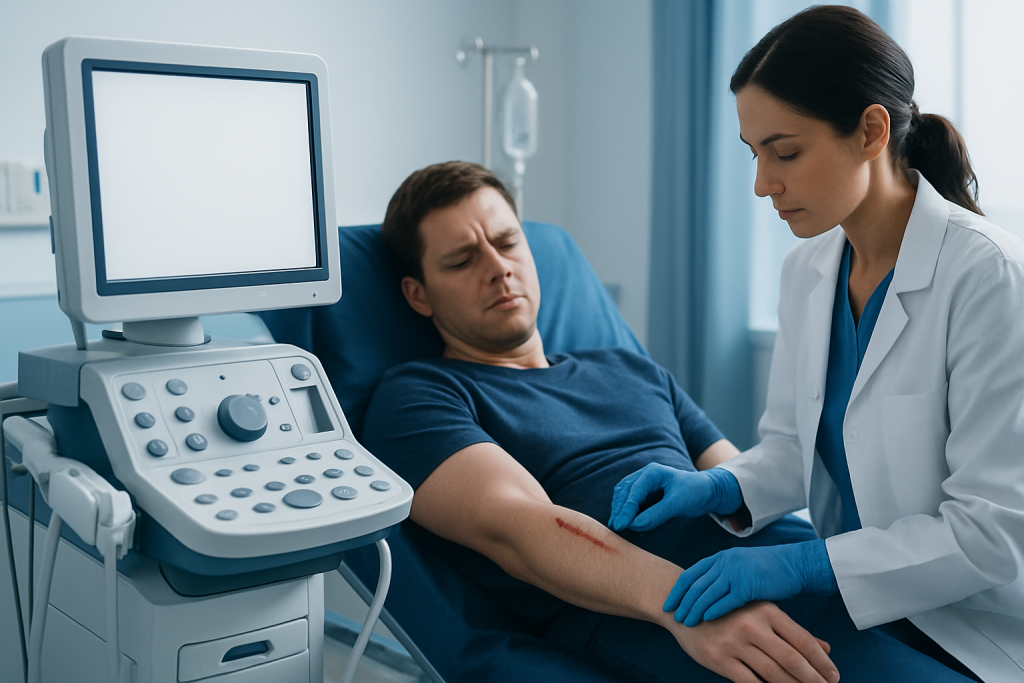 Symptoms — laceration