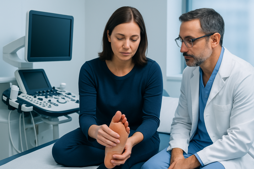 Symptoms — neuroma intermetatarsal