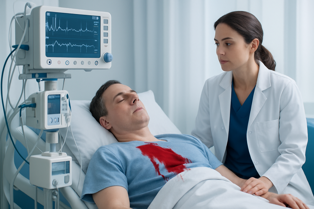 Symptoms — hemorrhage