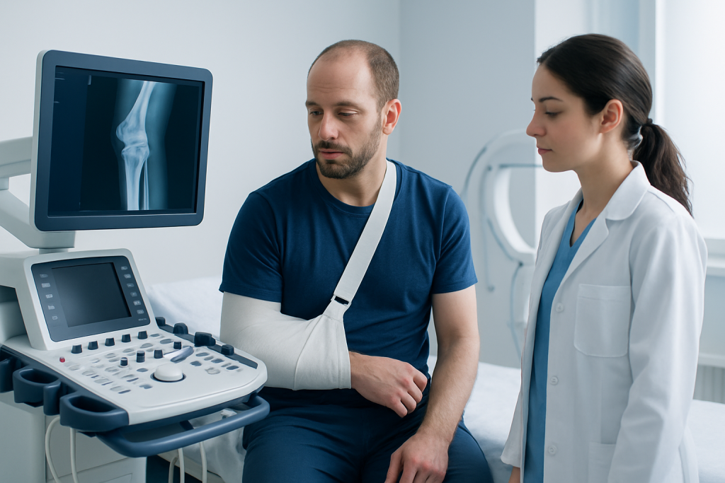 Symptoms — humerus fracture