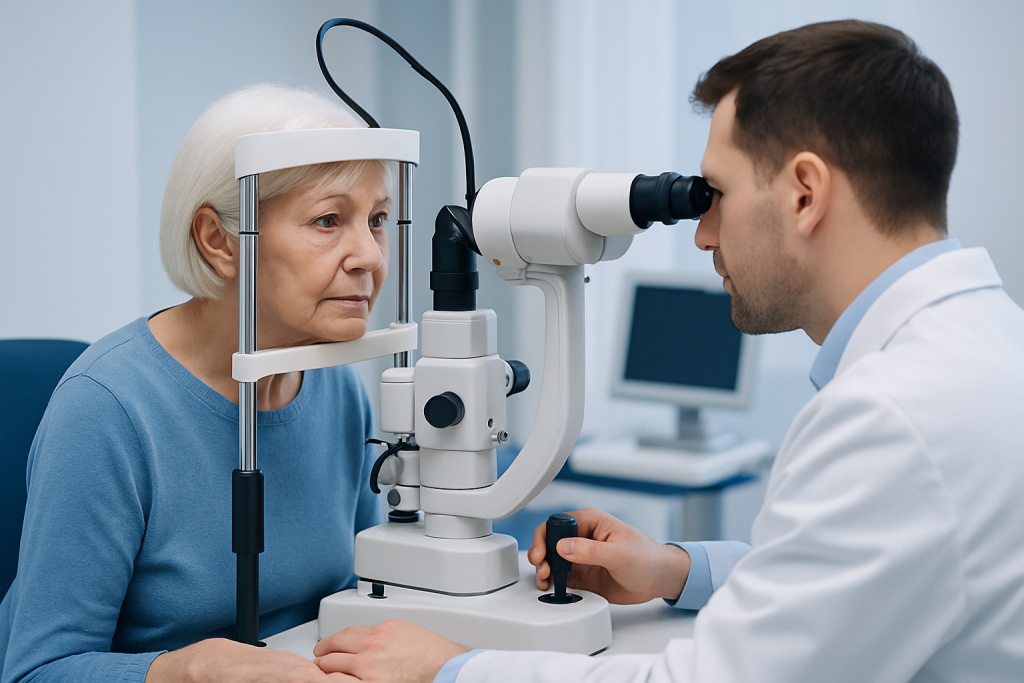 Symptoms — Degenerescence macula