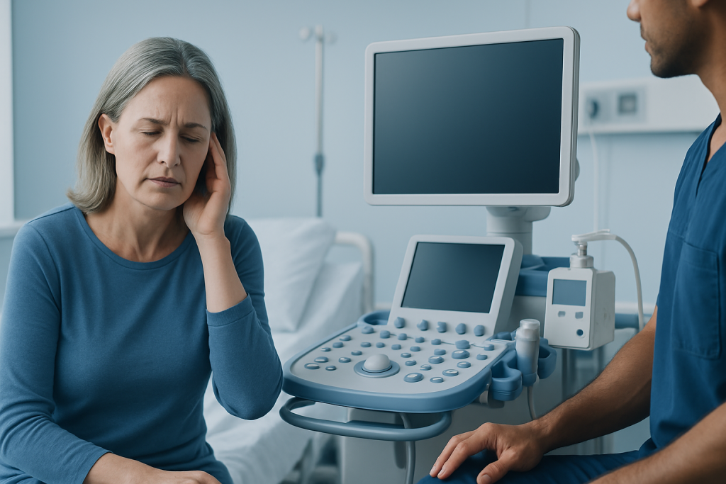 Symptoms — pulsatile tinnitus