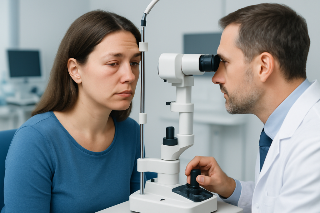 Symptoms — swollen eyelid