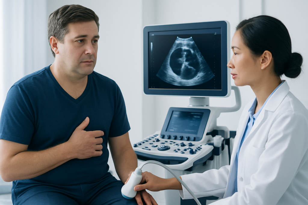 Symptoms — cardiomegaly