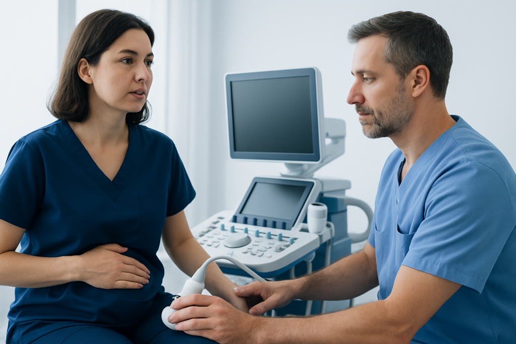 Symptoms — hepatomegaly