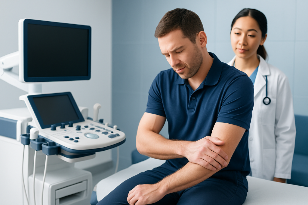 Symptoms — elbow pain