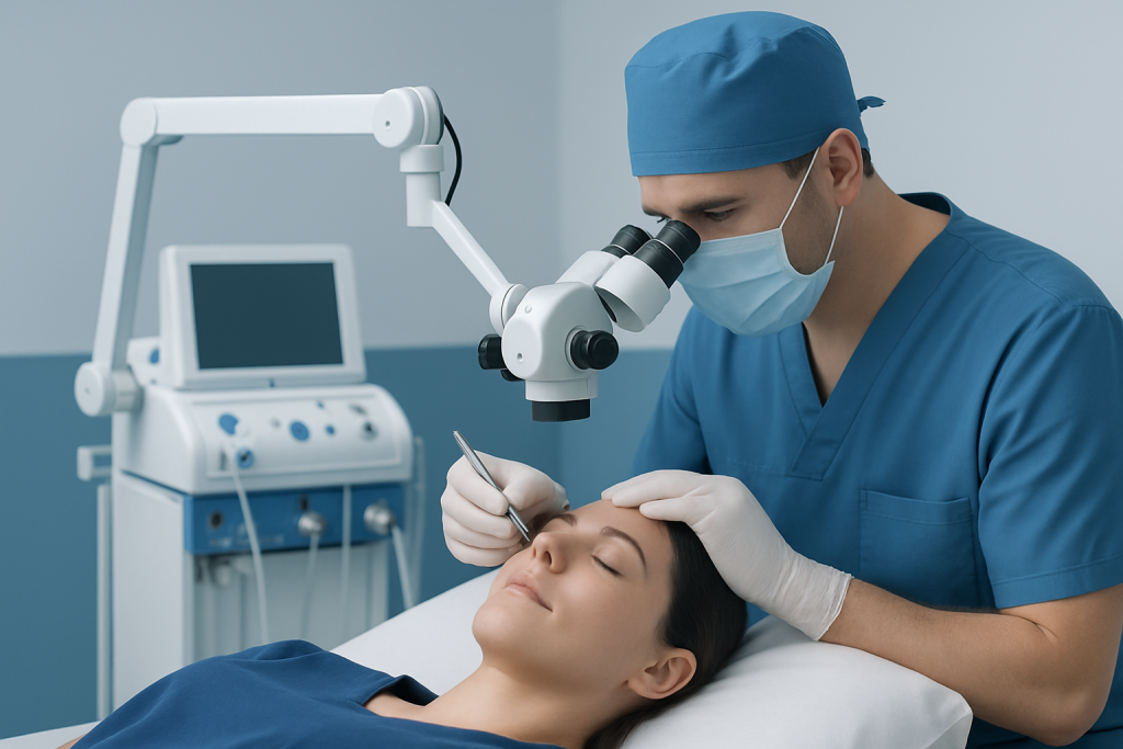 Symptoms — Taking out a blackhead