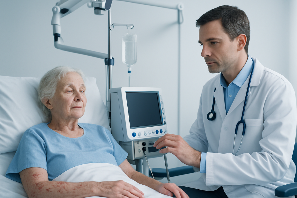 Symptoms — Bullous pemphigoid