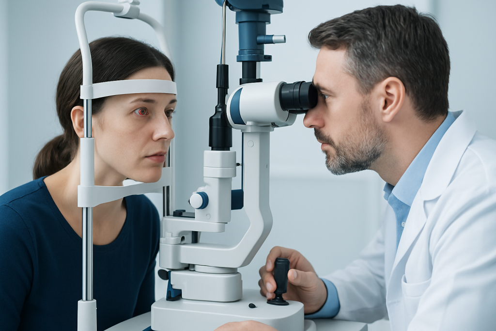 Symptoms — corneal abrasion