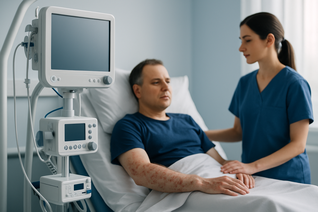 Symptoms — erythema multiforme