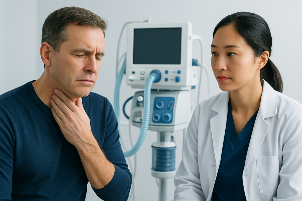 Symptoms — windpipe and trachea