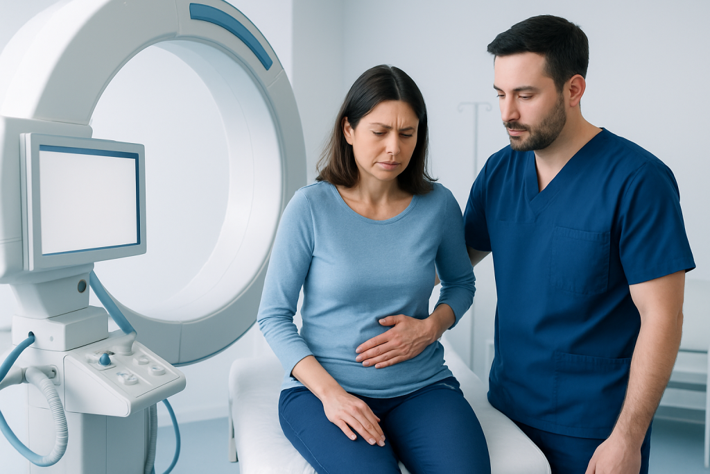 Symptoms — where is the appendix located