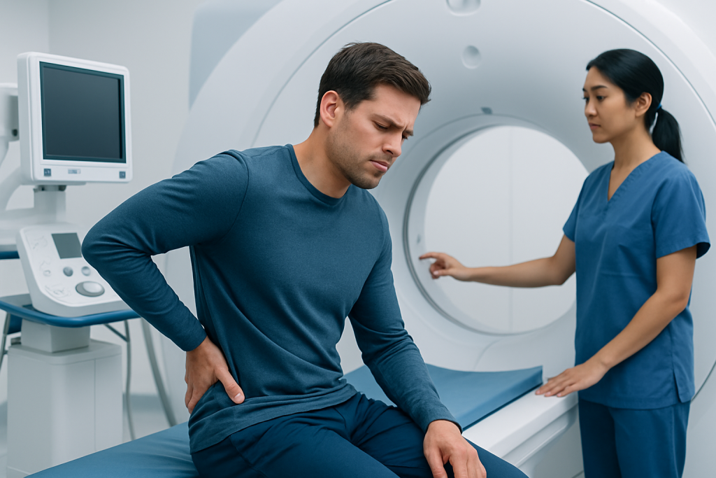 Symptoms — lower left back pain