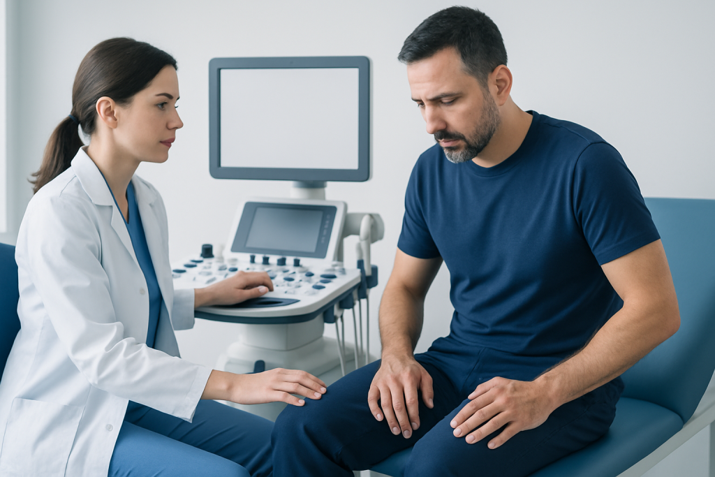 Symptoms — thigh pain