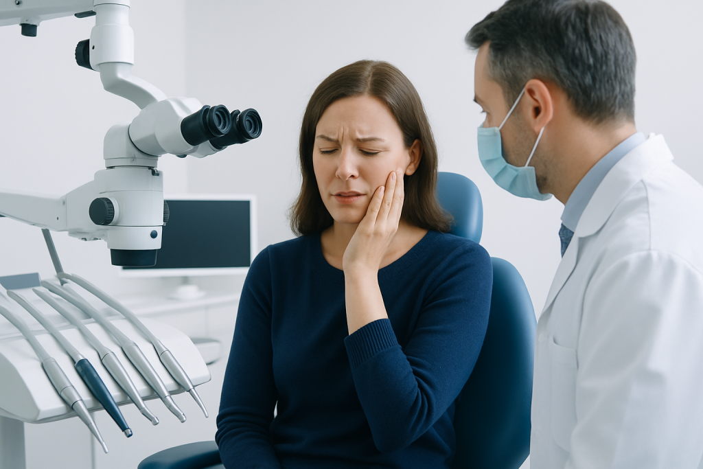 Symptoms — abscess tooth