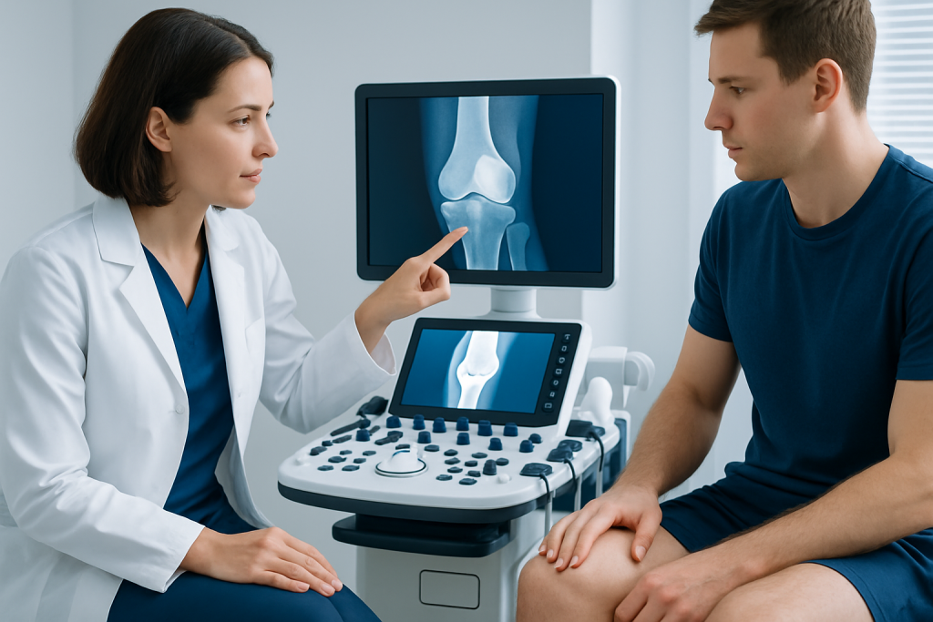 Symptoms — tibial tuberosity