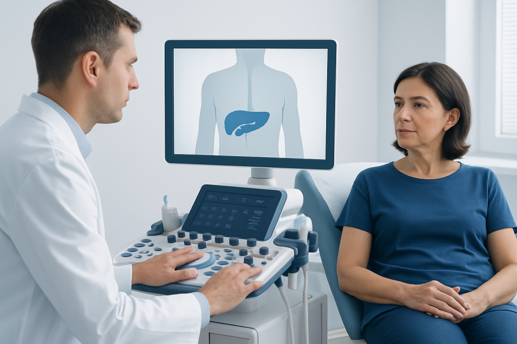 Symptoms — Pancreas location