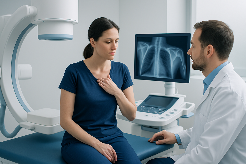 Symptoms — collarbone
